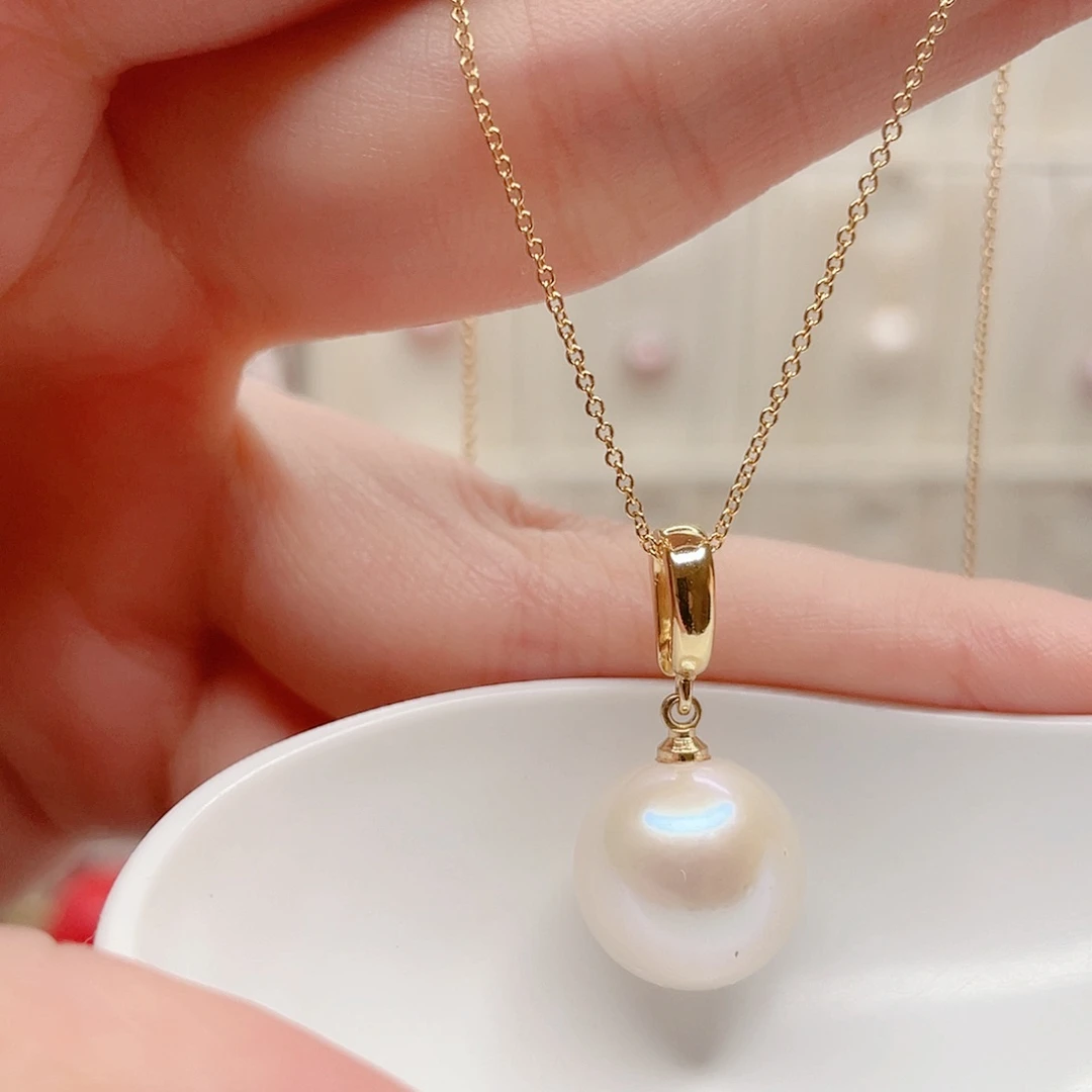 淡水珍珠吊坠(赠链)合金