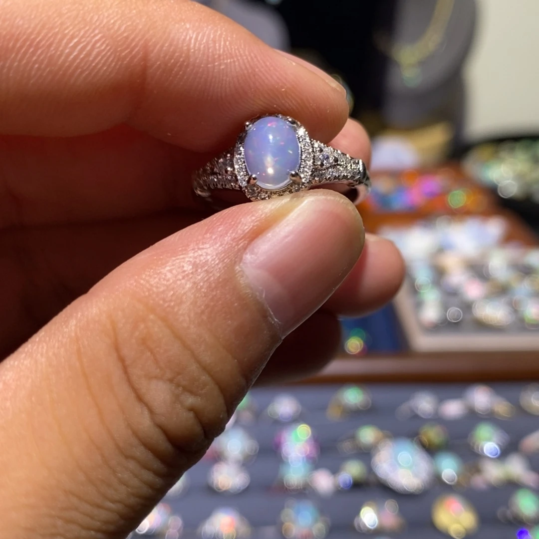 欧泊合金欧泊戒指