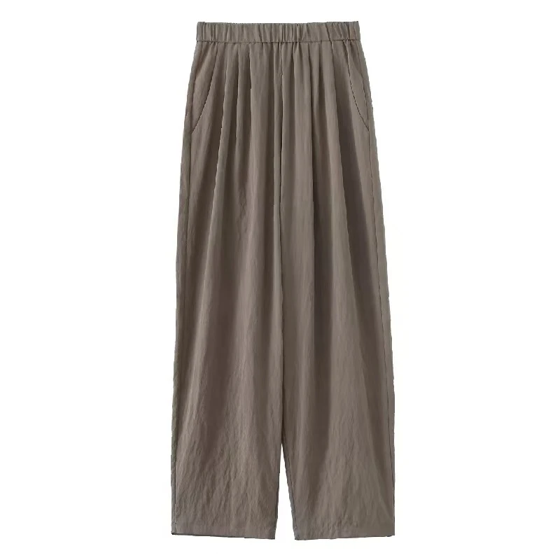 CHEN HENG 太阳 懒人简约透气松弛感干丝哈伦裤