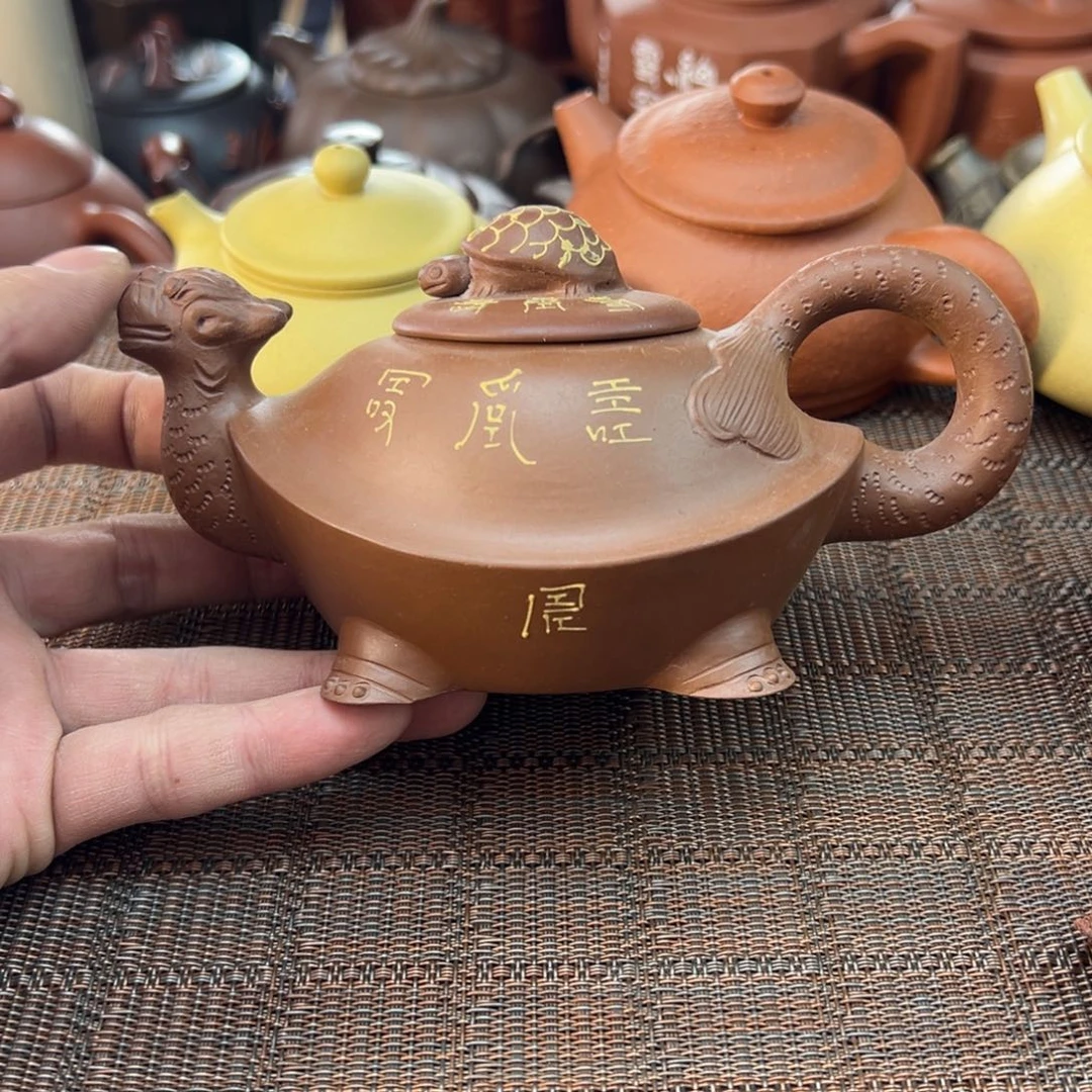 紫砂茶壶宜兴原矿紫砂壶280毫升容量