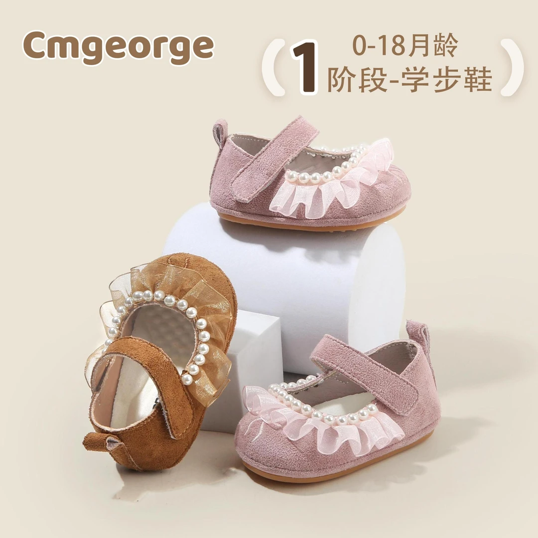 夏季透气0-2岁婴儿学步凉鞋防滑软底凉鞋鞋宝宝新生儿学步鞋