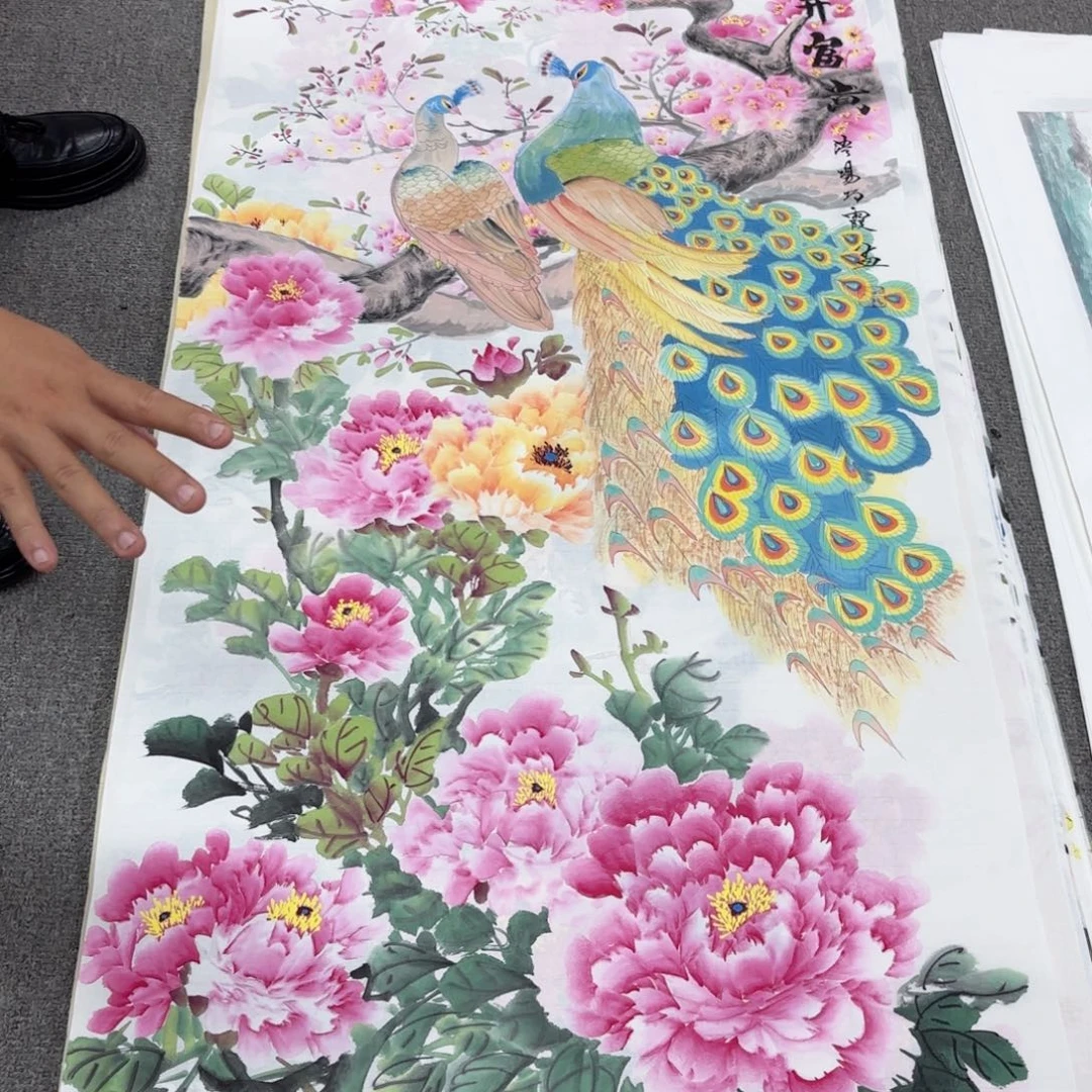 国画国画作品多次