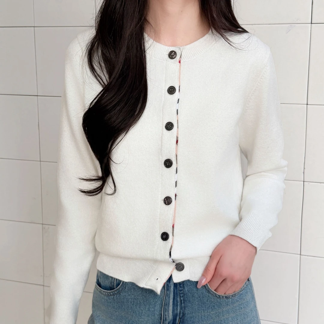 HSTYLE/韩都衣舍新款圆领拼接针织开衫显瘦百搭针织衫毛衣N5120