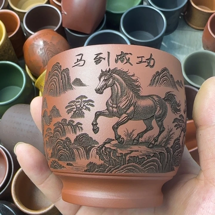 茶杯紫砂全手工制作工艺