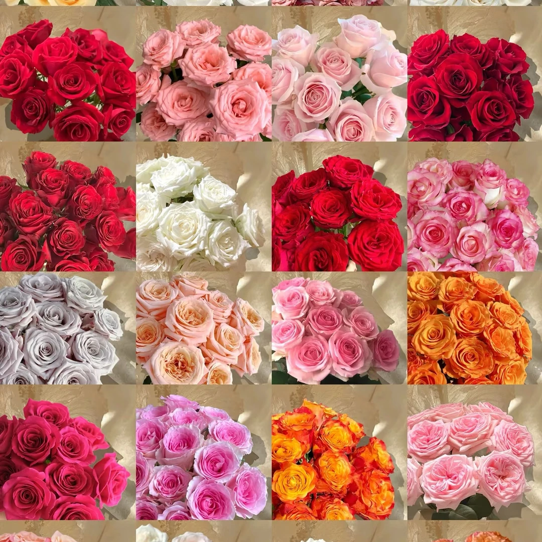 【次日达· 惊喜盲盒玫瑰小盒子30支】家用生活云南鲜切花 瓶插花 DIY花束 任意花材两单送花瓶顺丰送花上门