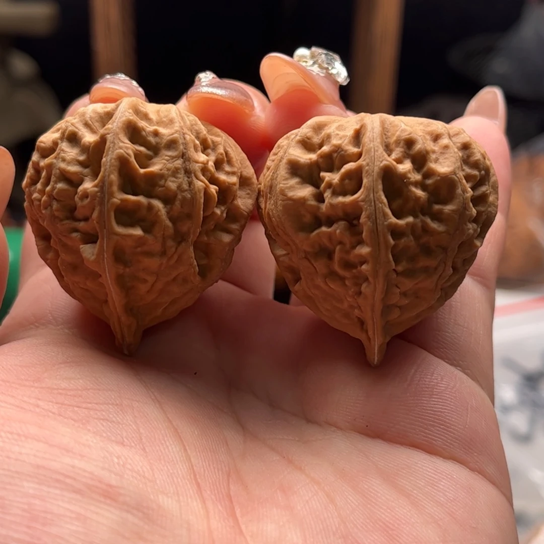 文玩核桃把件关东木子家楸大胖56