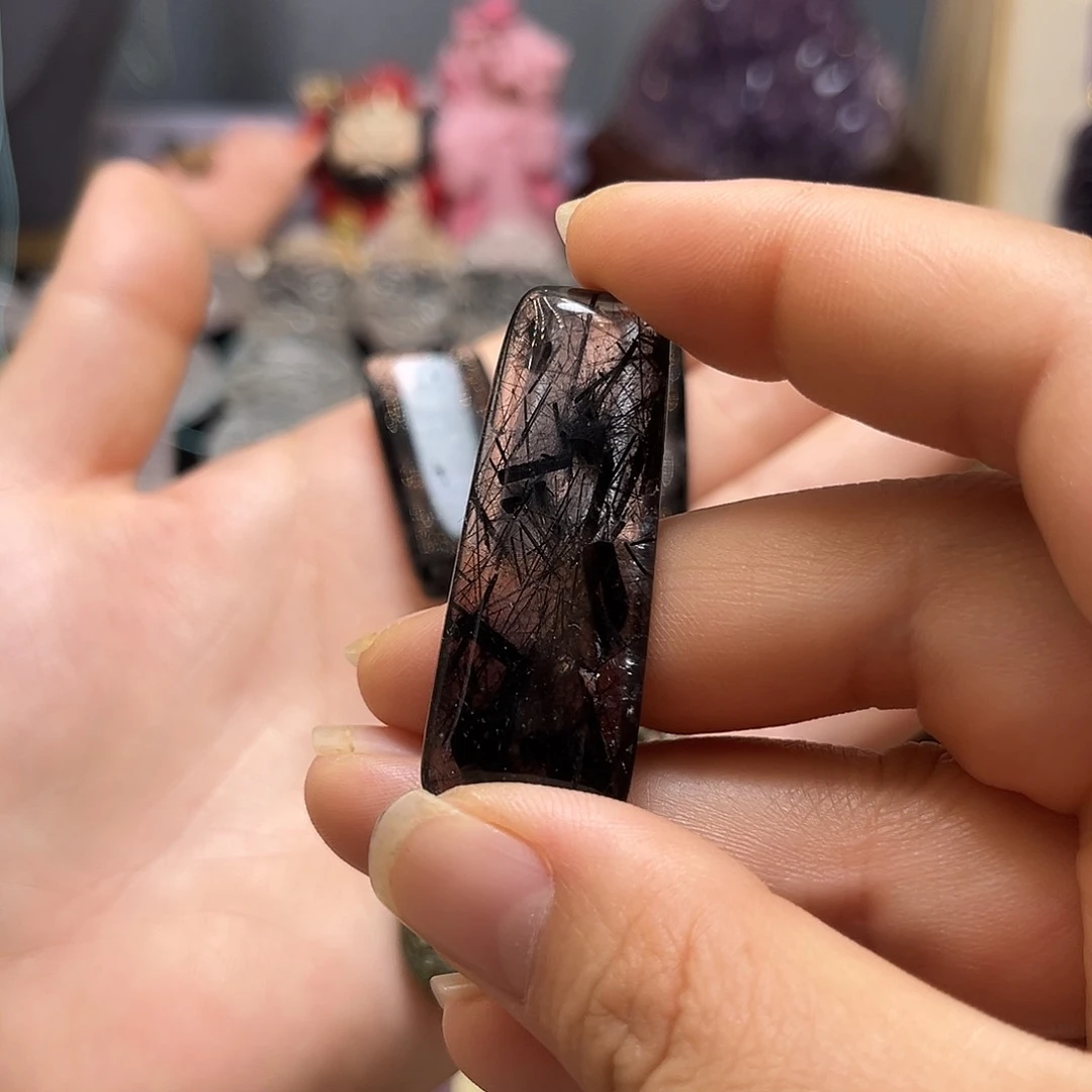 颈饰银S925镶嵌水晶?****奶黑发130