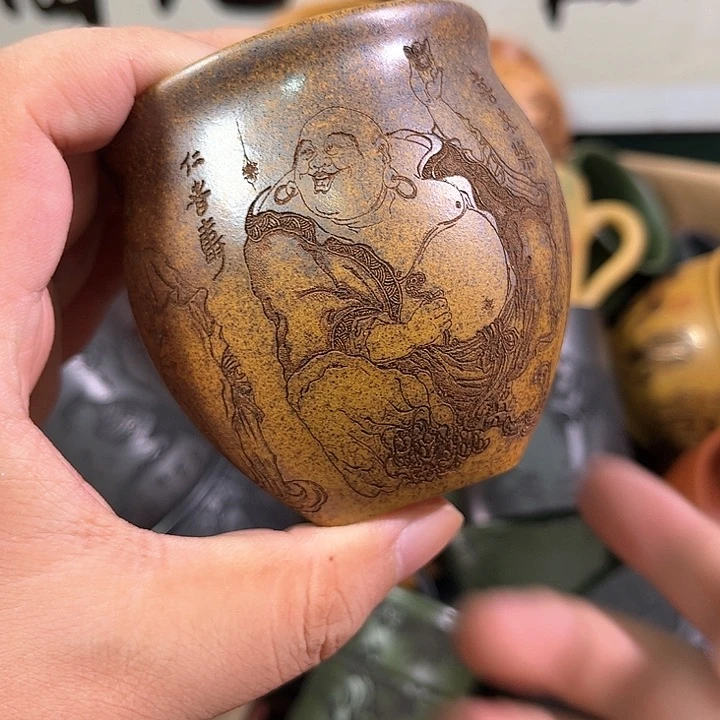 茶杯紫砂全手工紫砂主人杯