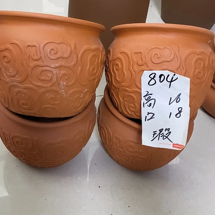 粗陶红陶绿植花盆804
