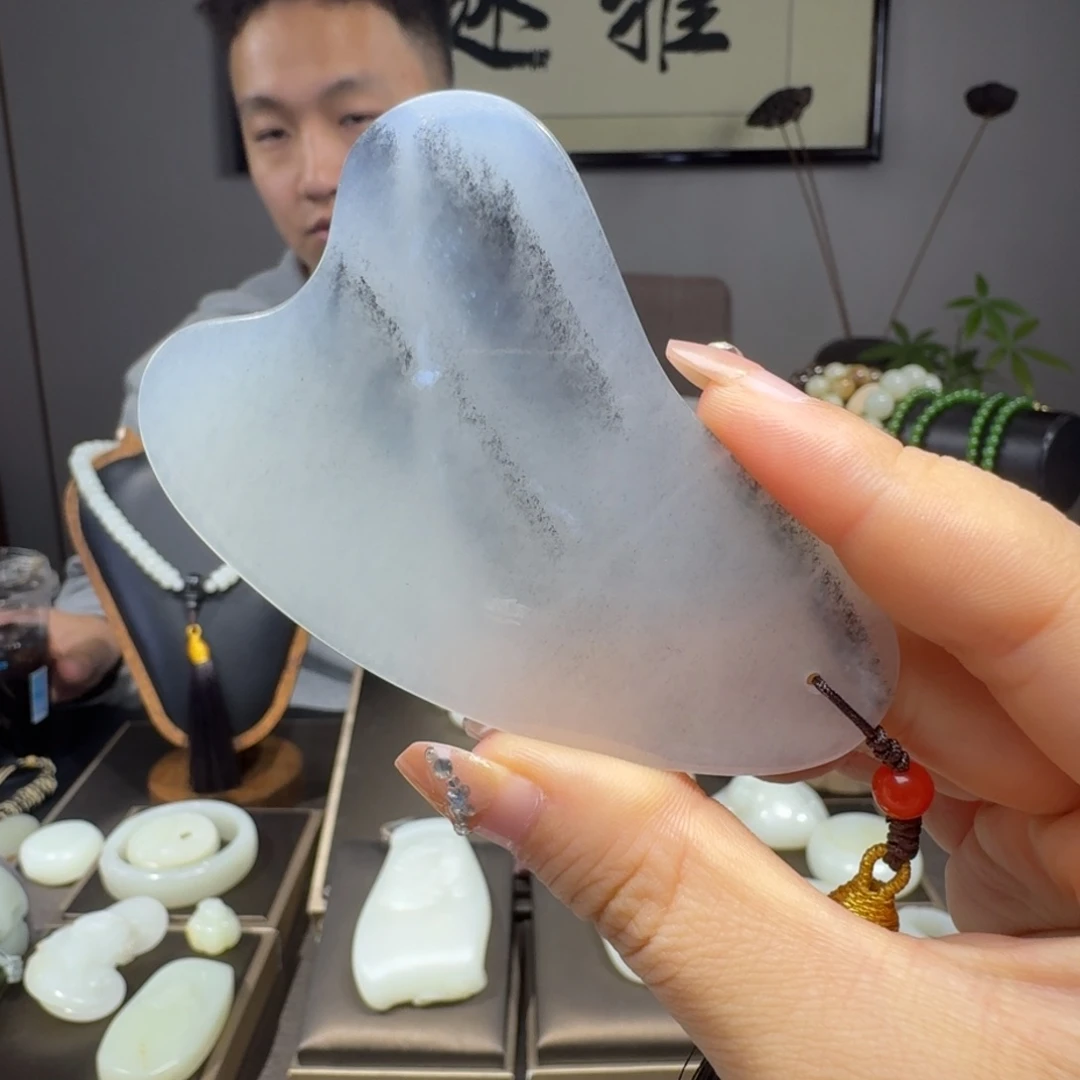 和田玉未镶嵌挂件多****梁