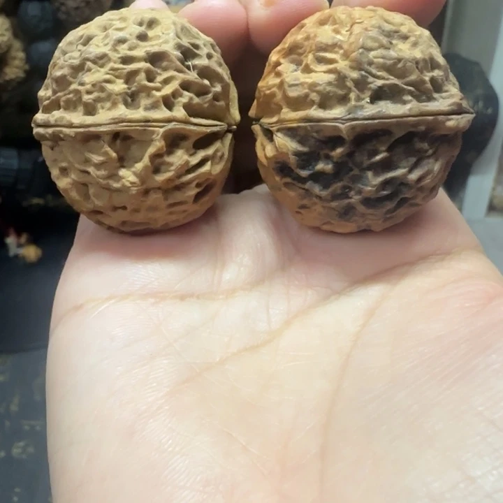 文玩核桃吊坠龙鳞绣球微瑕37
