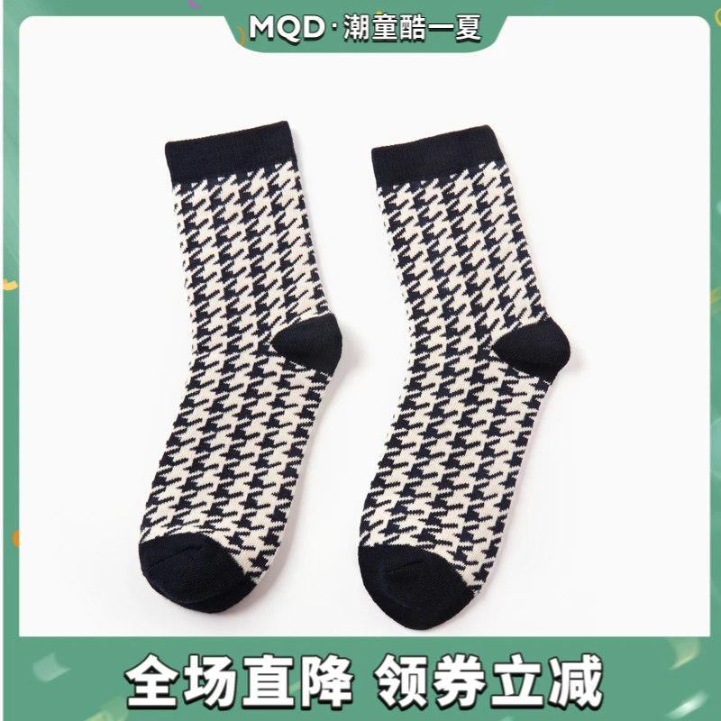 【一双装】MQD童装男女童卡通袜子中筒潮流潮袜9644Z2602