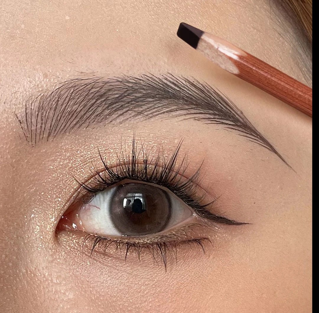 野生眉笔防水防汗持久不掉色根根分明纹绣画野生眉