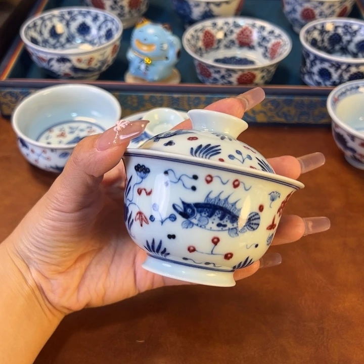 瓷片景德镇陶瓷手工手绘