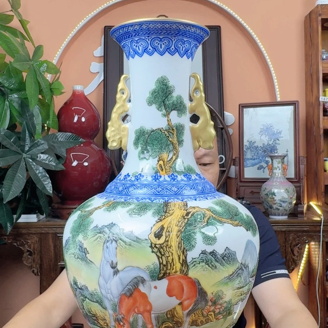 其他景德镇陶瓷收工花瓶