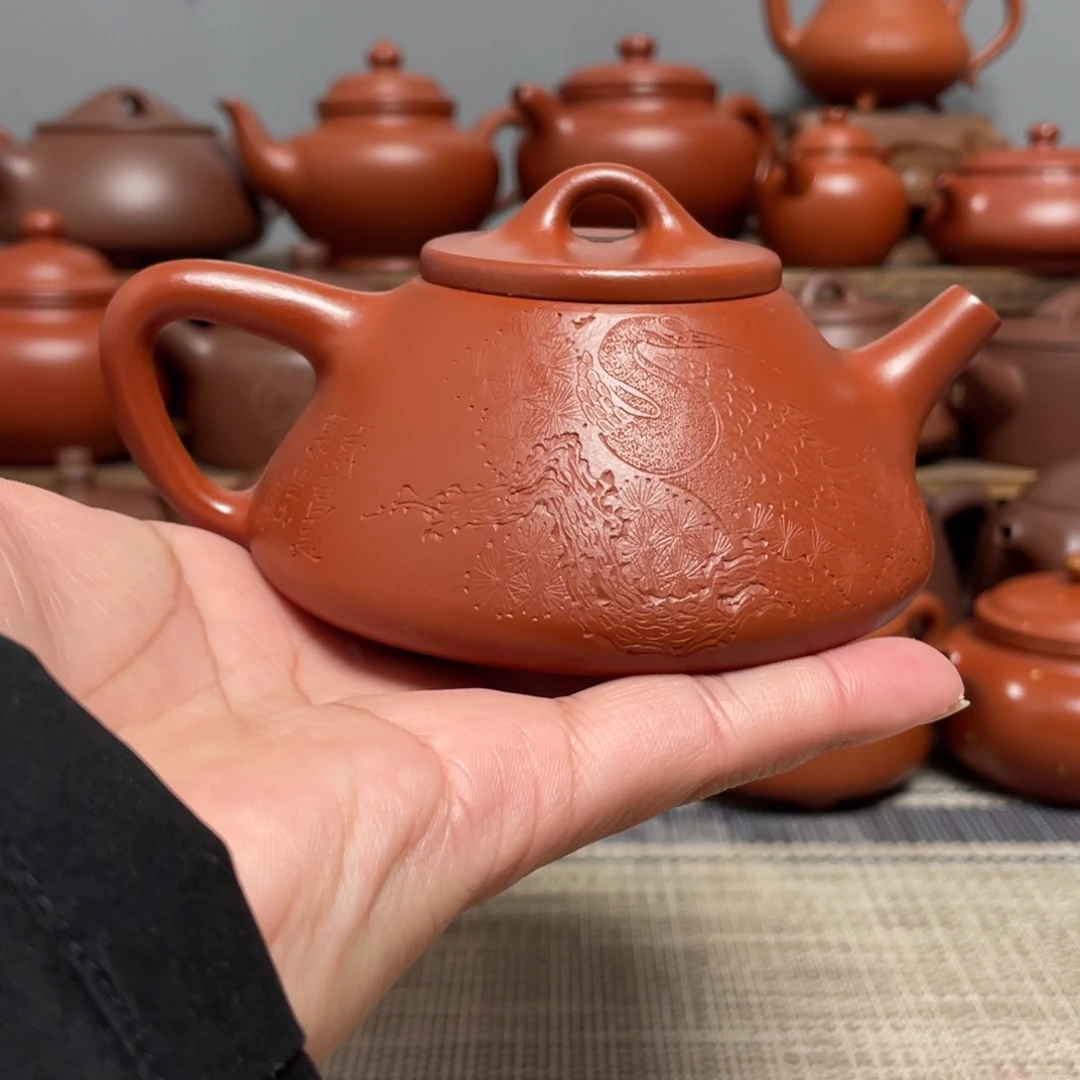 紫砂茶壶石瓢200容量