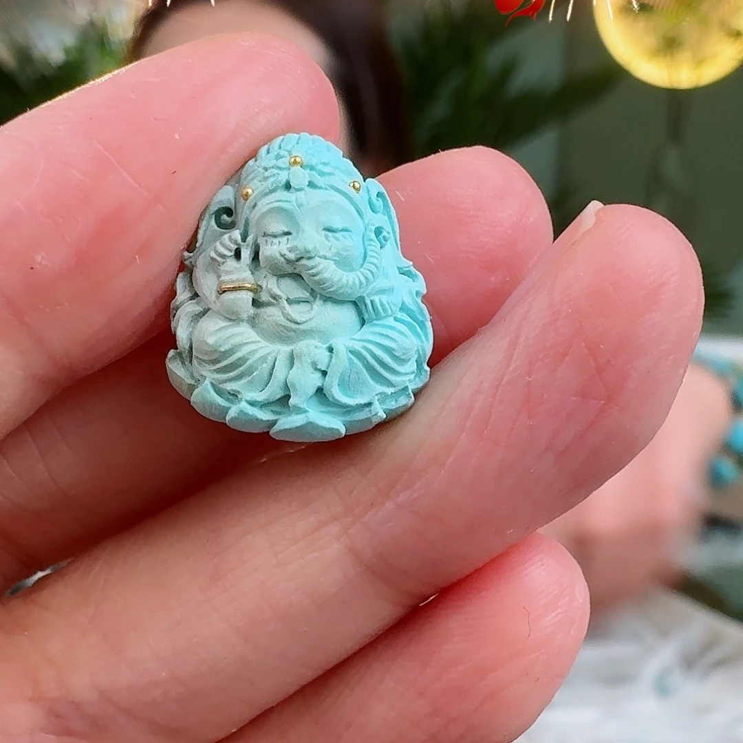 绿松石珠宝奇石未镶嵌