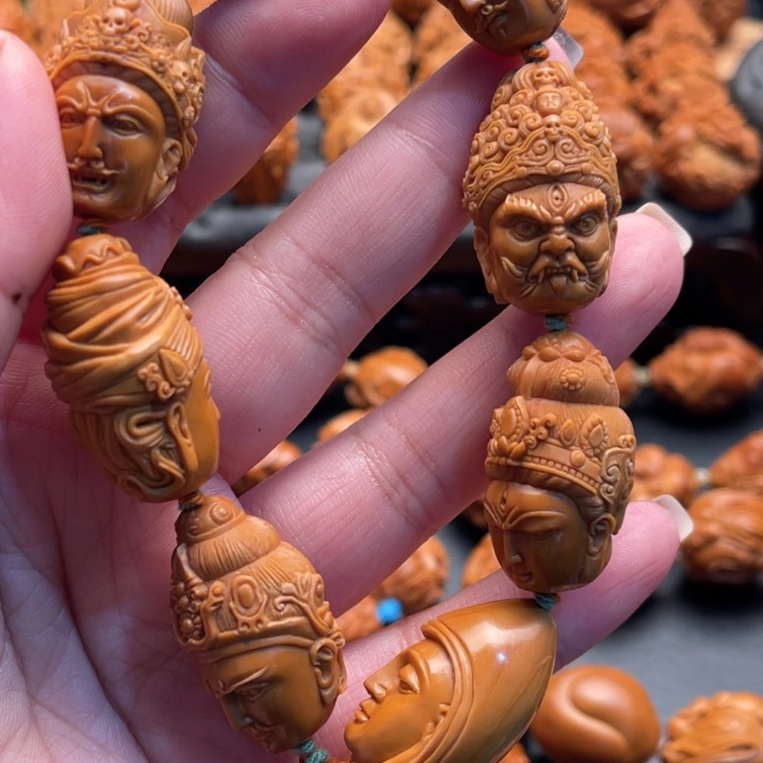 J***＇橄榄核手串/手链莲花王