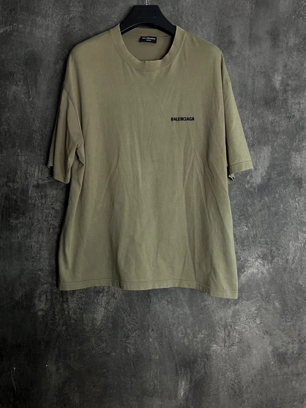 全新未使用 Balenciaga/巴黎世家 XL码*1/前后logo短袖/01174