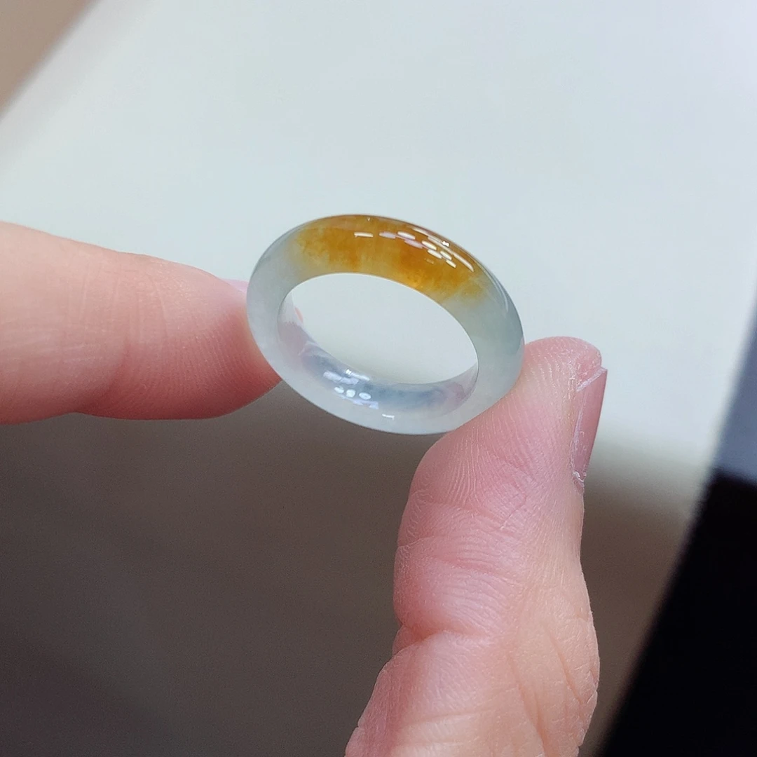 翡翠未镶嵌戒圈10-11号