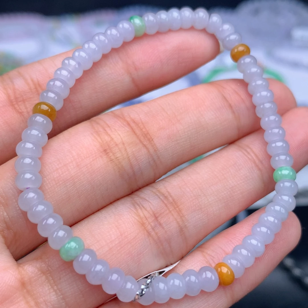 翡翠手链未镶嵌卡