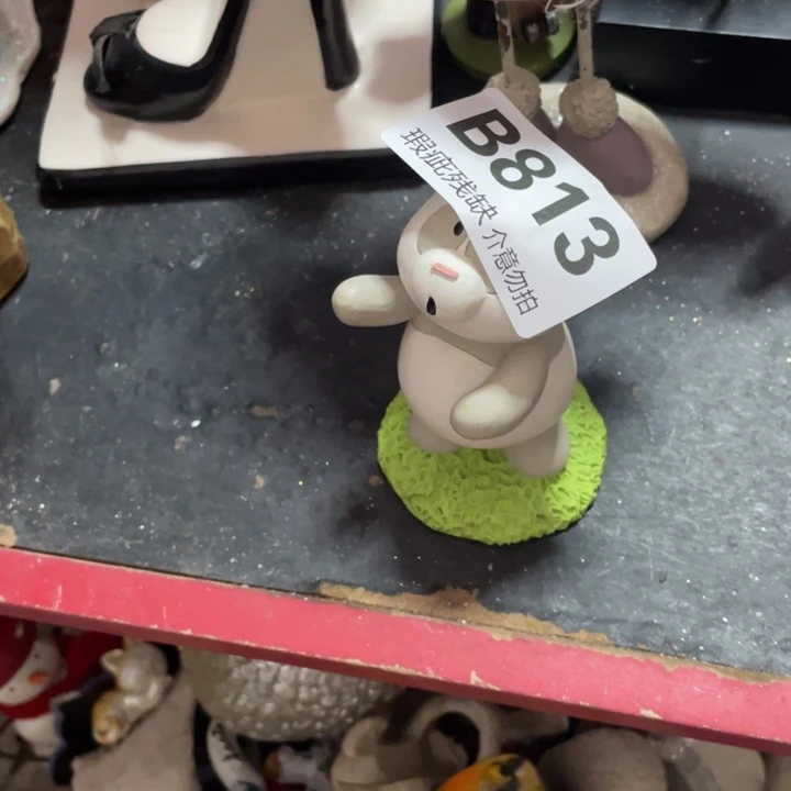 七***侠摆件孤品老货微瑕瓷