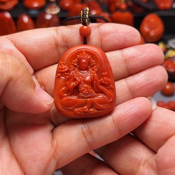 H***n南红玛瑙未镶嵌配饰挂件