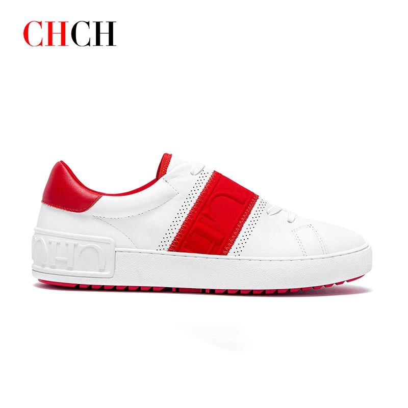 CHCH2025年夏季新款休闲百搭真皮运动阿甘鞋CP1B5191