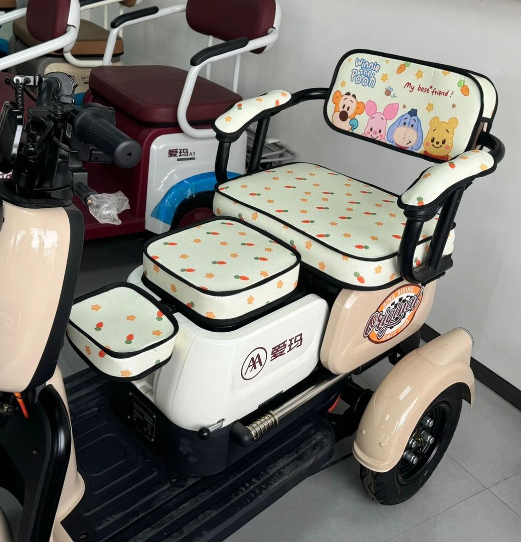 电动三轮车座套四季通用防水防晒舒适透气坐垫套
