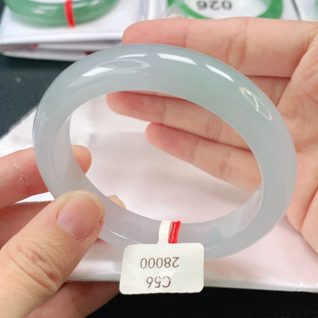 未镶嵌手镯翡翠缅甸56