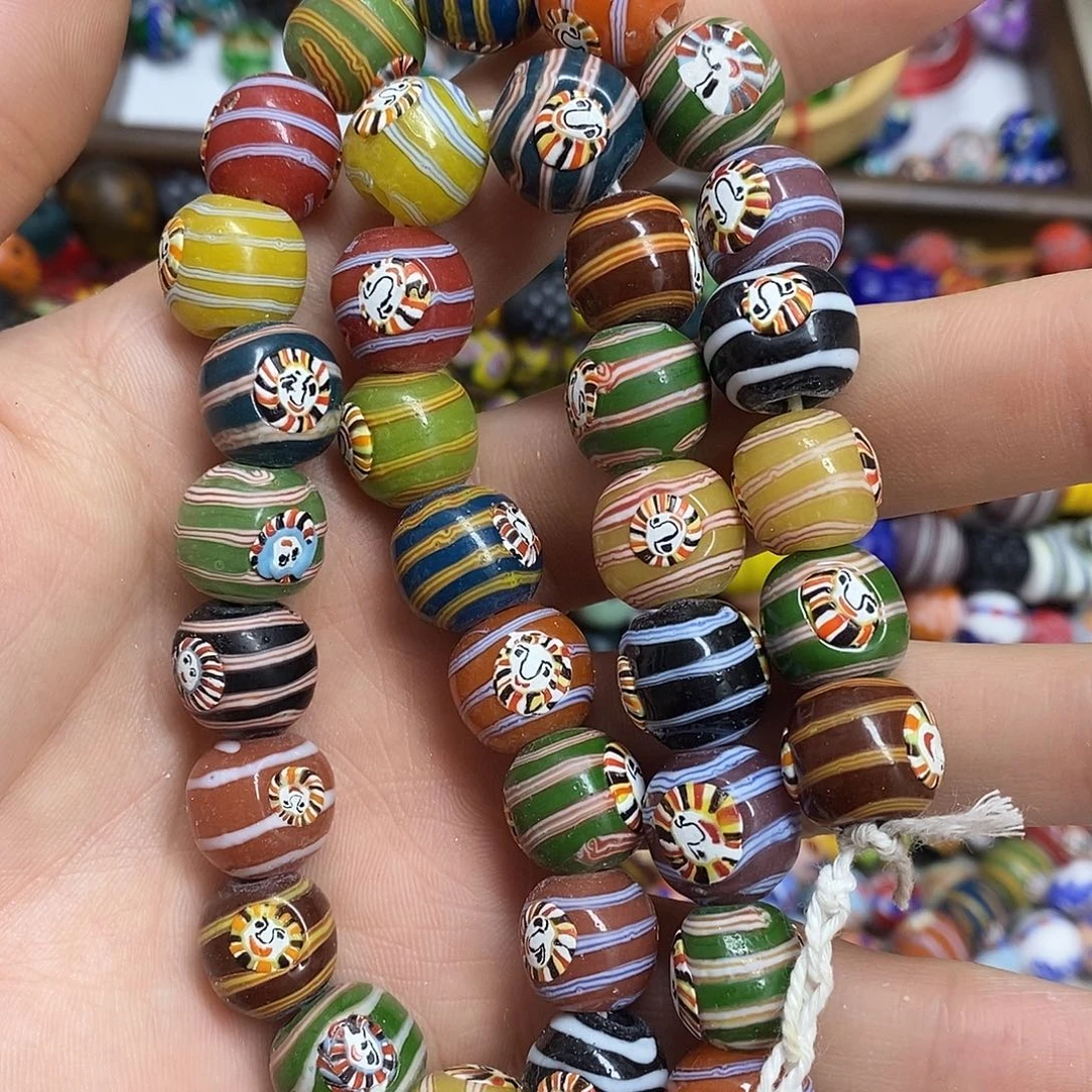 琉璃颈饰西亚小人脸015