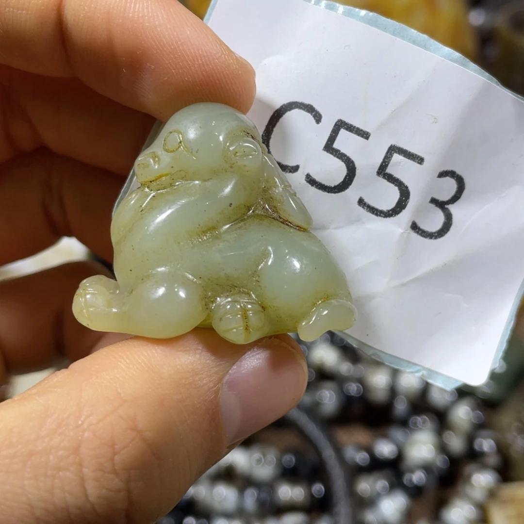 和田玉吊坠(不含链)未镶嵌