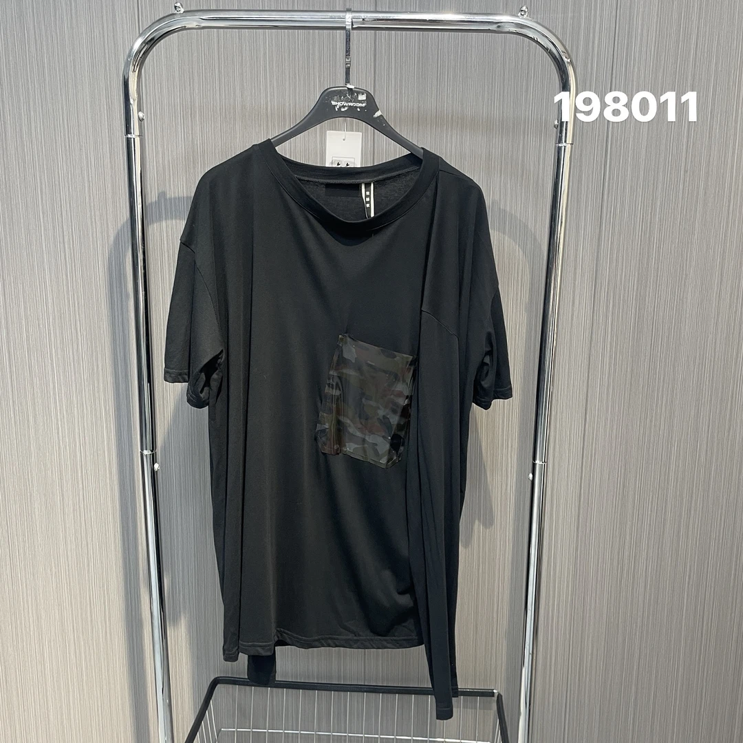 迷彩口袋夏季圆领上衣198011