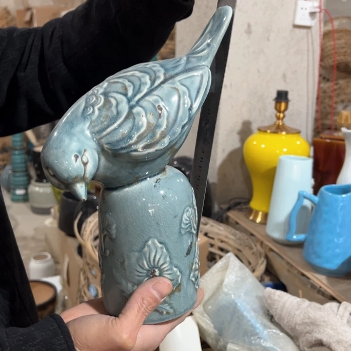 摆件高29宽23公分微瑕捡漏