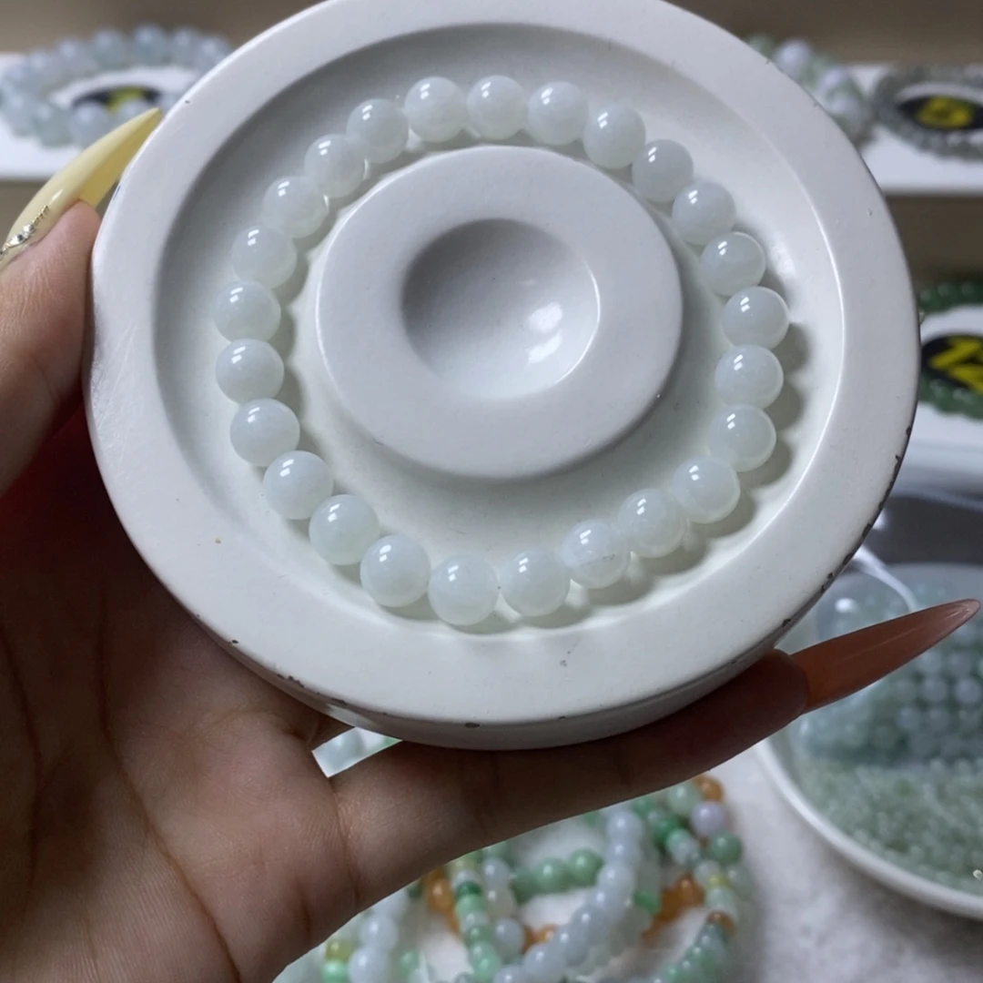 未镶嵌手链翡翠白月光卡7