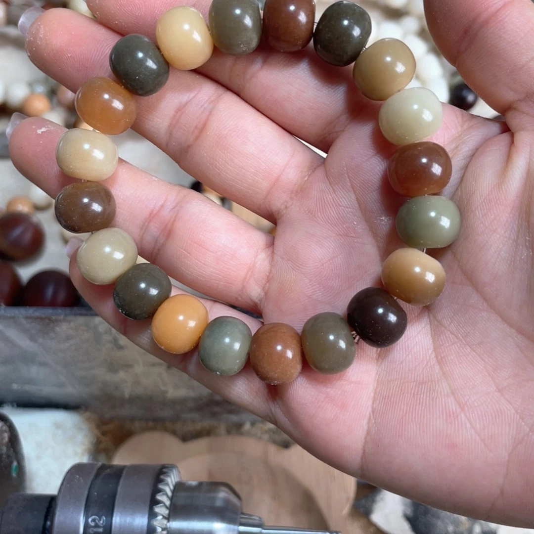 吊坠菩提根/象牙果手工干磨｜卡12算盘