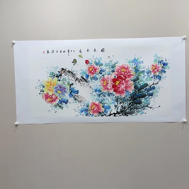国画精品纯手绘8平尺