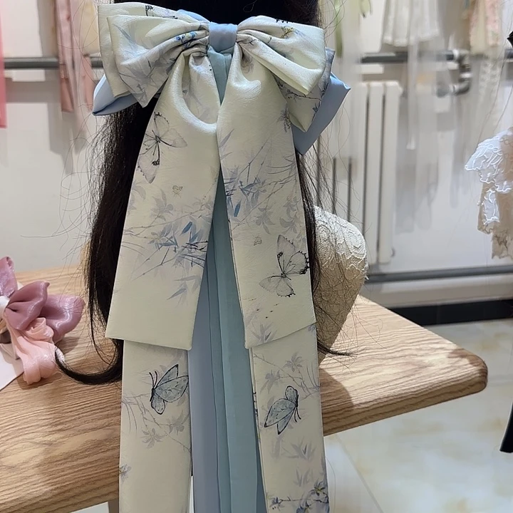 醋酸非金属美人计蝴蝶结蓝