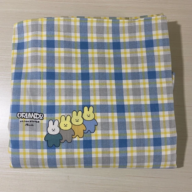 加厚粗布3.2米×2.45米兔宝宝加工床单