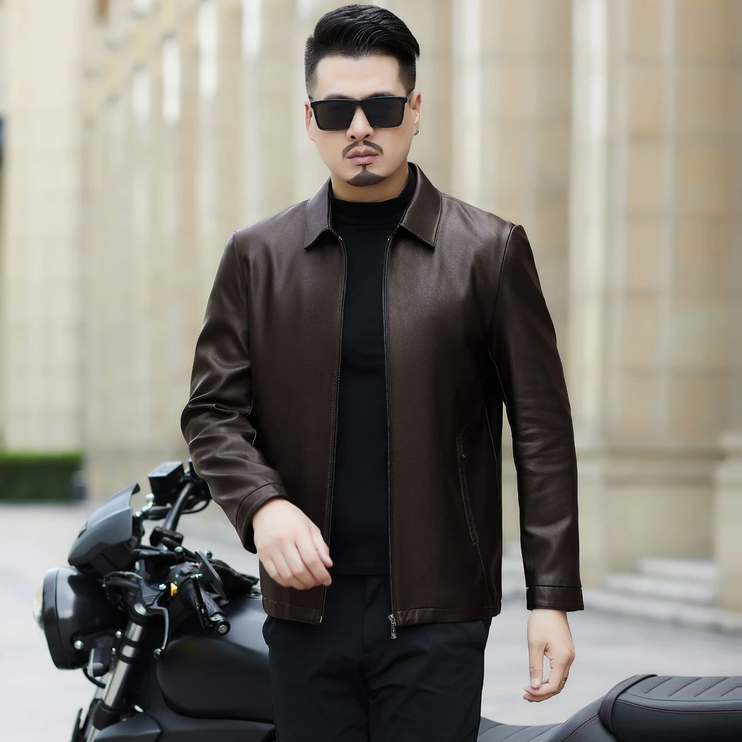 【立翻领】2025年秋冬男士新款商务休闲大气百搭皮夹克2288-2299