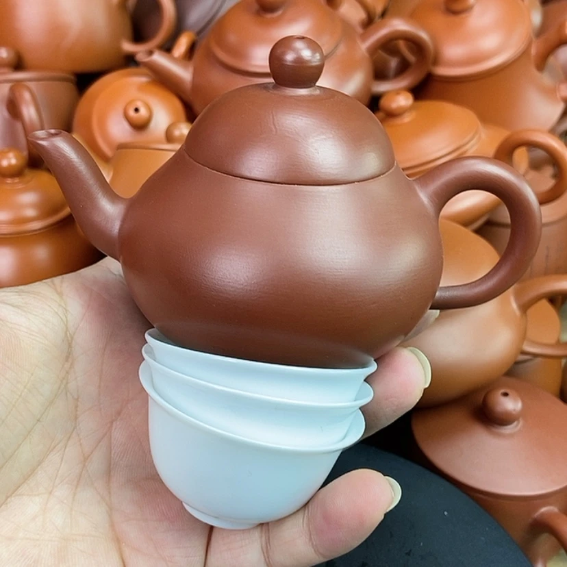 【闪购商品】茶壶朱泥125cc