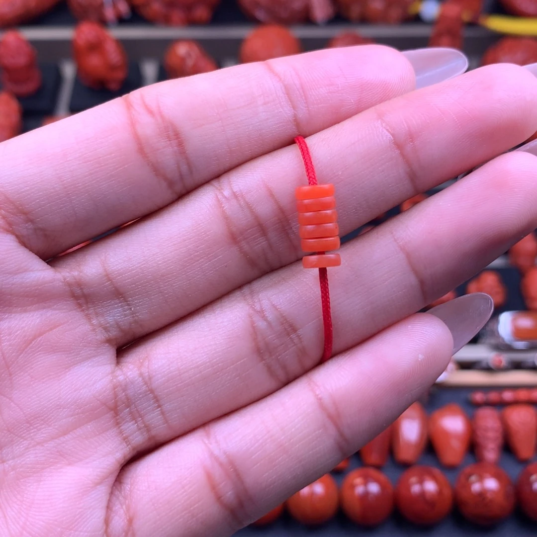 南红玛瑙未镶嵌隔片5+