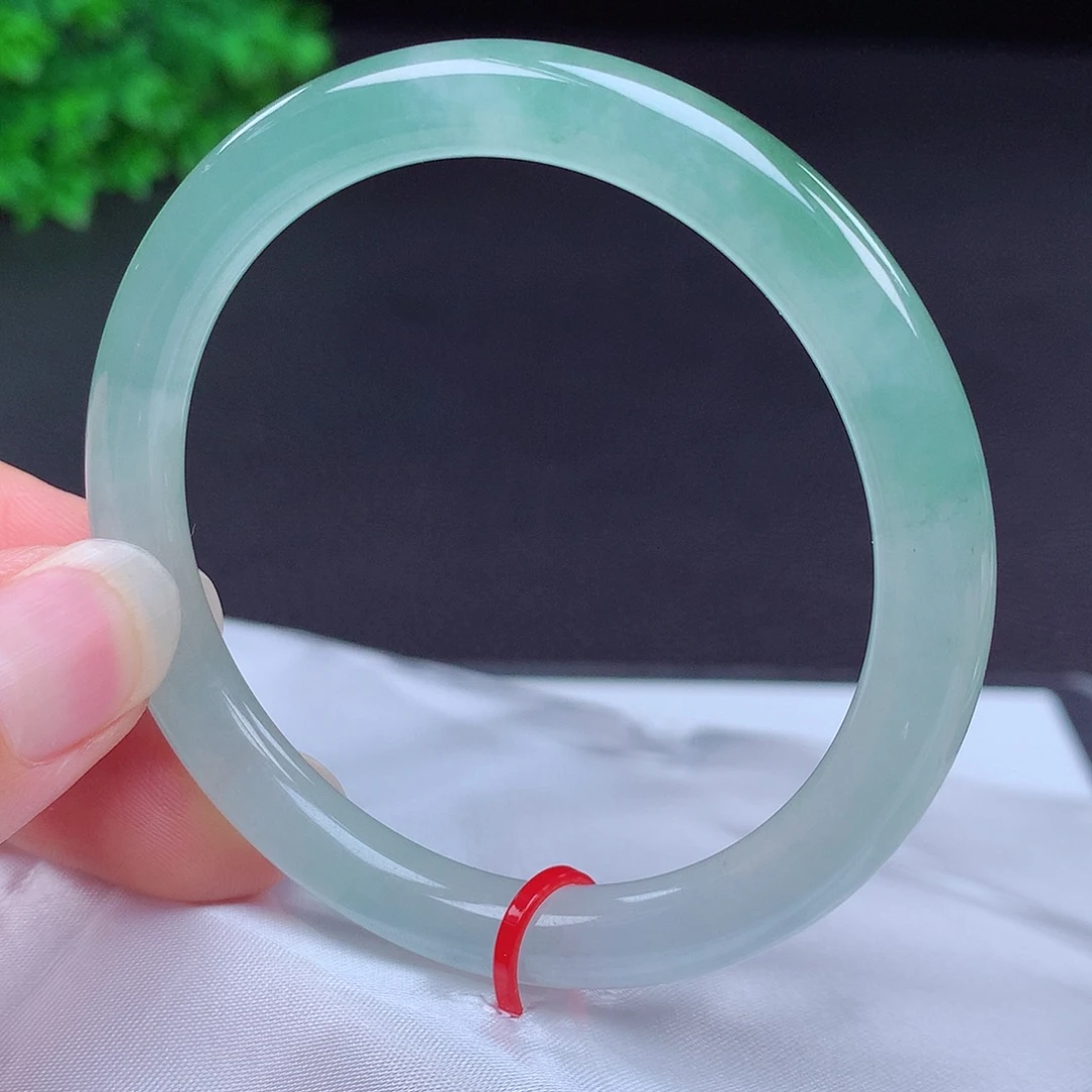 翡翠未镶嵌手镯52圈口682005