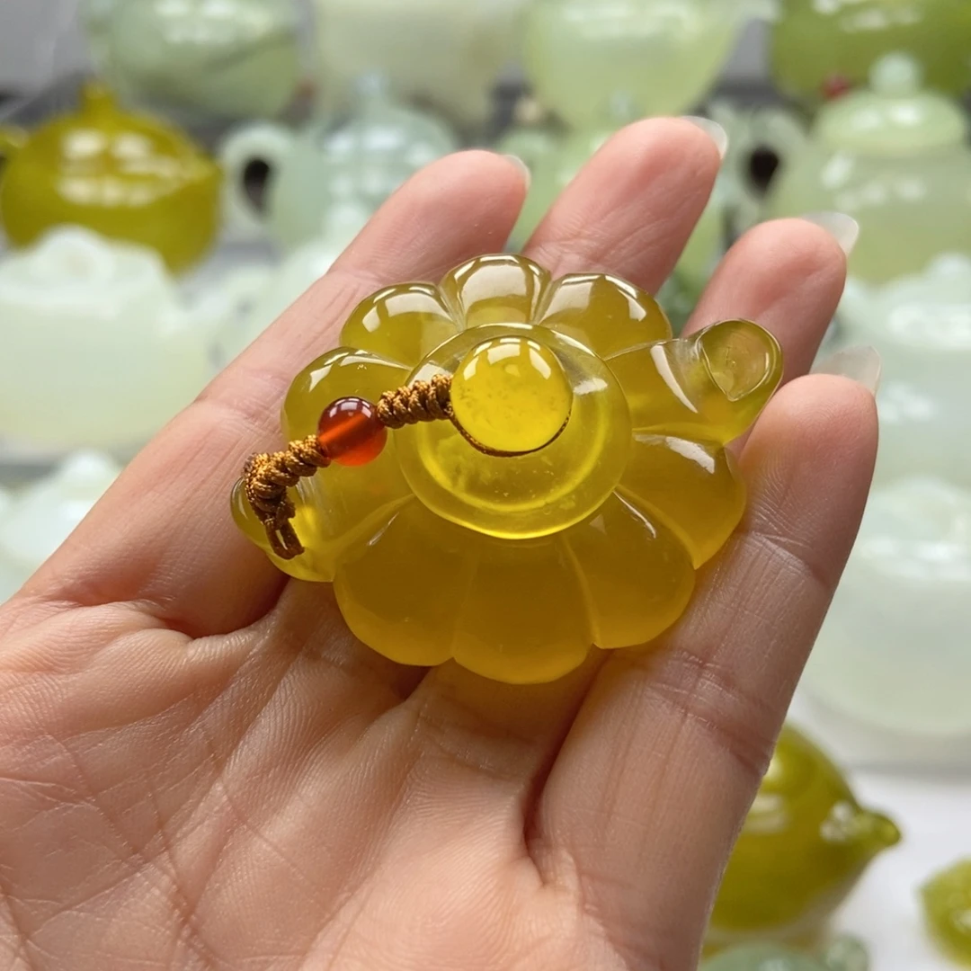 蛇纹石玉未镶嵌手把