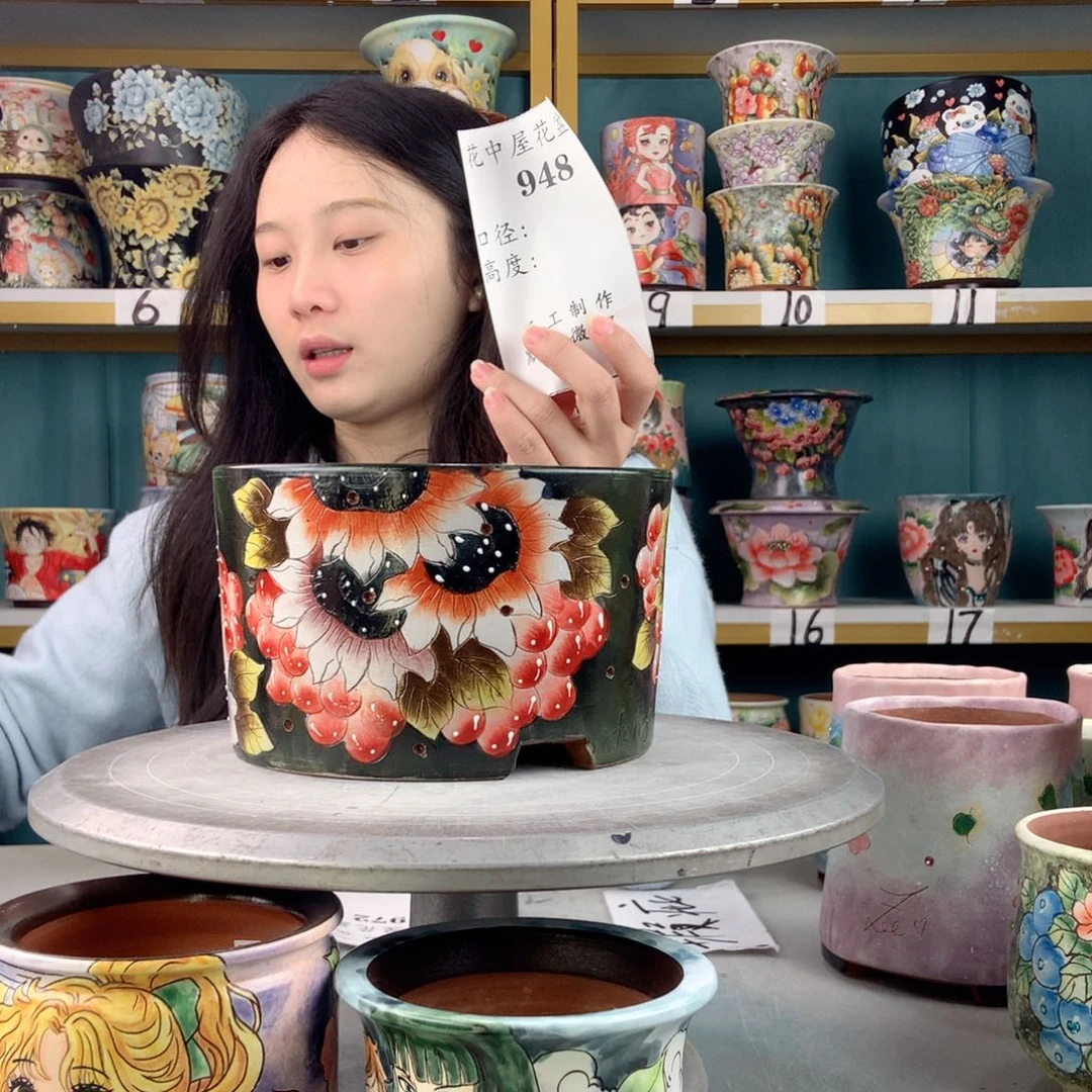 罐景德镇手工瑕疵948