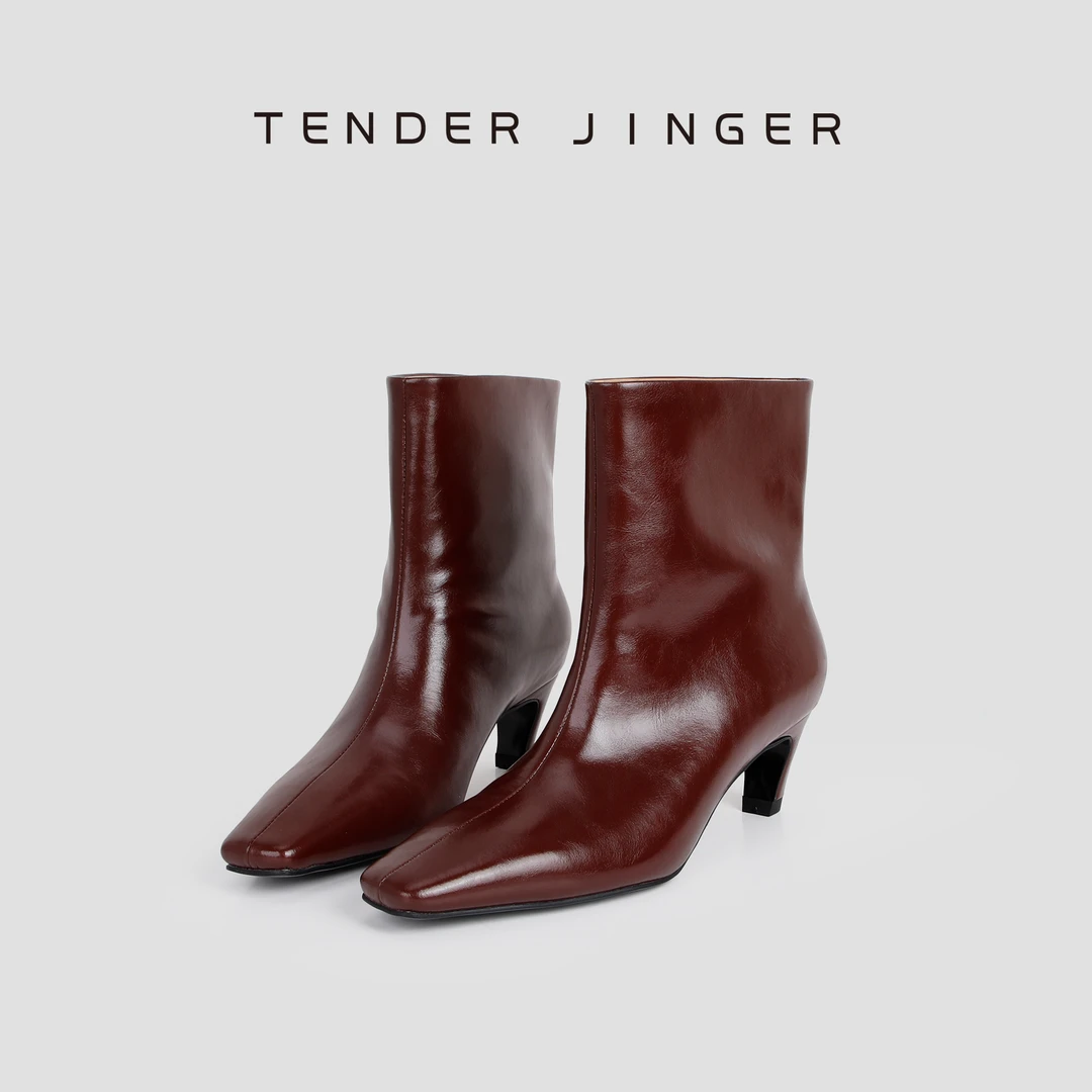 Tender Jinger小方头细跟时装短靴/高靴M250866/M250873