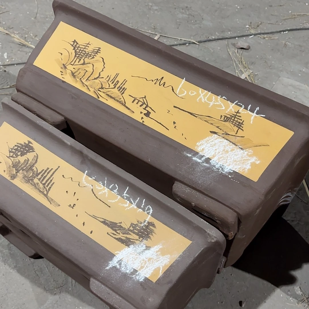 宜兴紫砂花盆，现货发