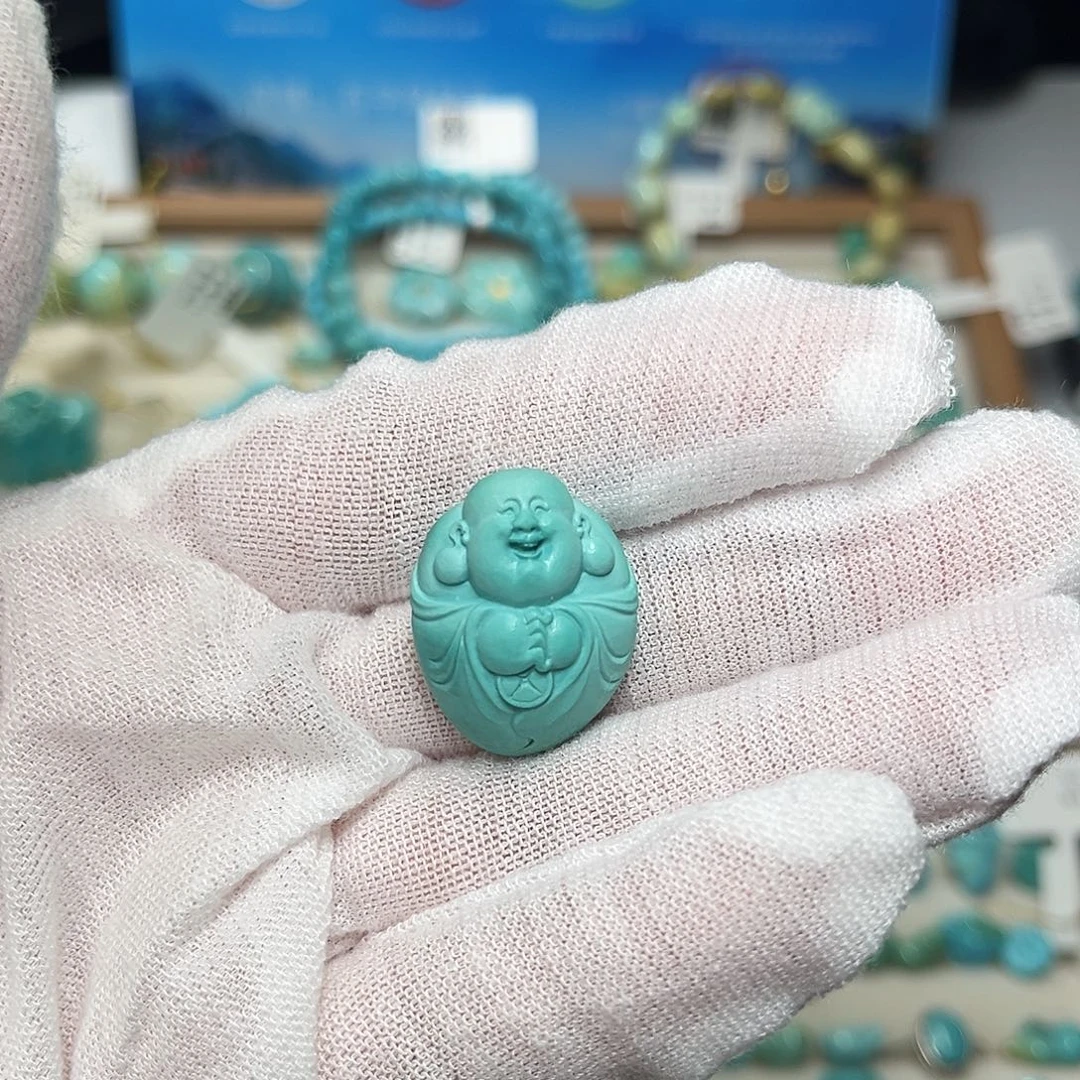 绿松石未镶嵌珠宝半成品