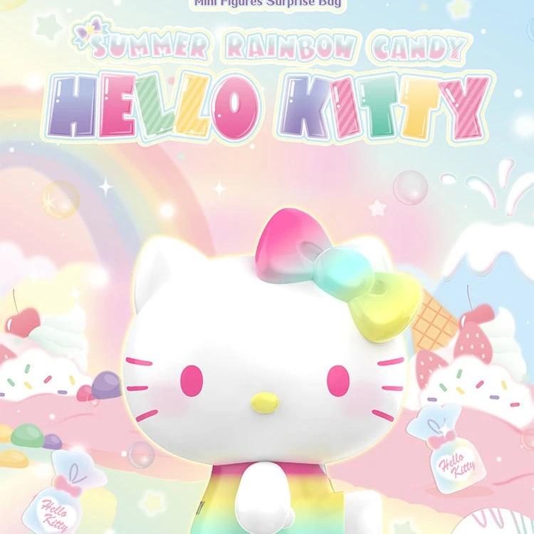 【代拆】Hello Kitty夏日彩虹糖系列盲袋礼物