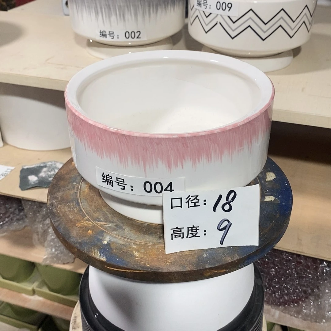 【闪购商品】陶瓷微瑕花盆-CCH004-1个小号